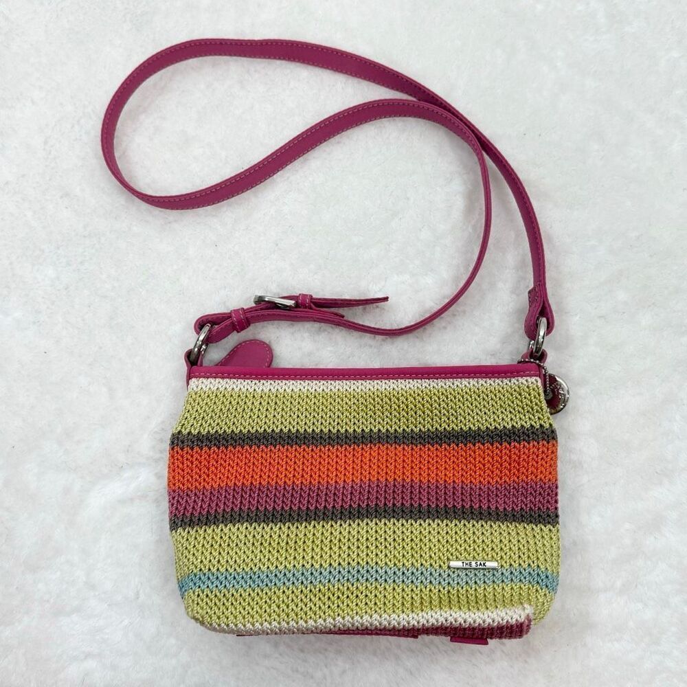 The Sak Rainbow Stripe Medium Malboro Shoulder Bag